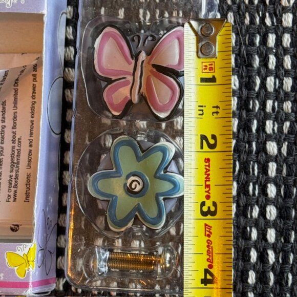 Bedtime Butterfly Flower & Butterfly Drawer Pulls - Picture 6 of 10
